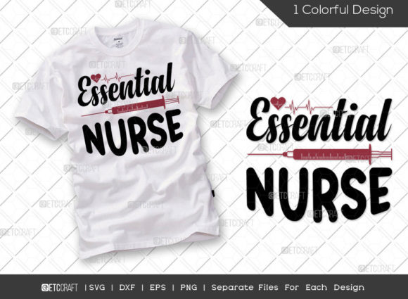 Essential Nurse SVG Cut File Nurse Day Graphics