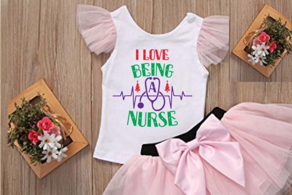 I Love Being a Nurse Svg Graphics