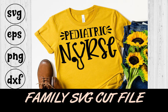 Nurse Pediatric Nurse SVG Design Graphics