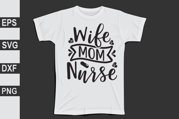 Nurse Svg Design for T-Shirt Graphics
