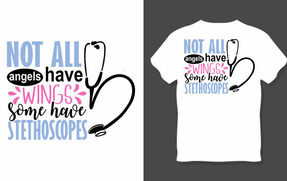 Nurse Svg Design, Not All Angels Have