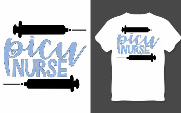 Nurse Svg Design, Picu Nurse Graphics