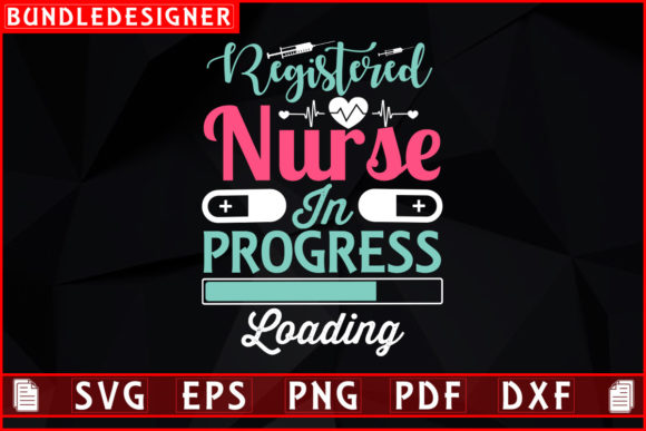 Registered Nurse In-Nurse Svg Design: Graphics & Print Templates