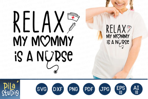 Relax My Mommy is a Nurse SVG Review for Real Embroidery Projects