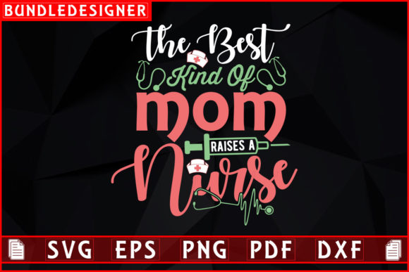 The Best Kind of Mom-Nurse SVG Design for Local Business Branding