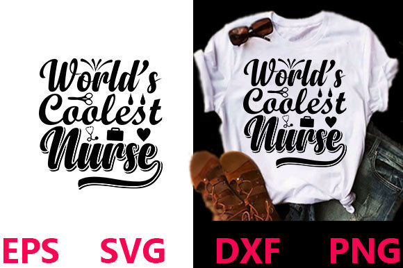 World’s Coolest Nurse Svg Design
